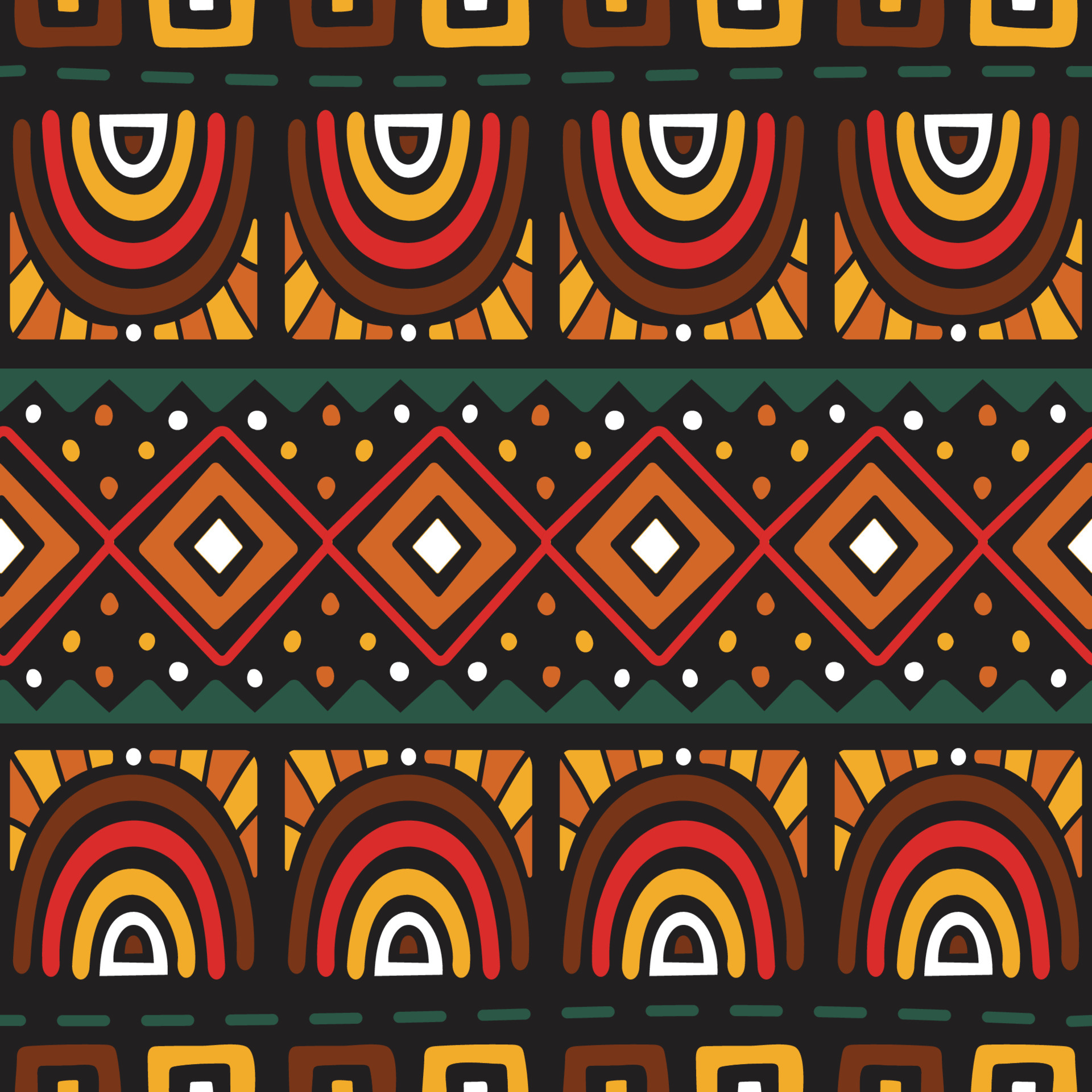 African Seamless Pattern 6917375 Vector Art at Vecteezy