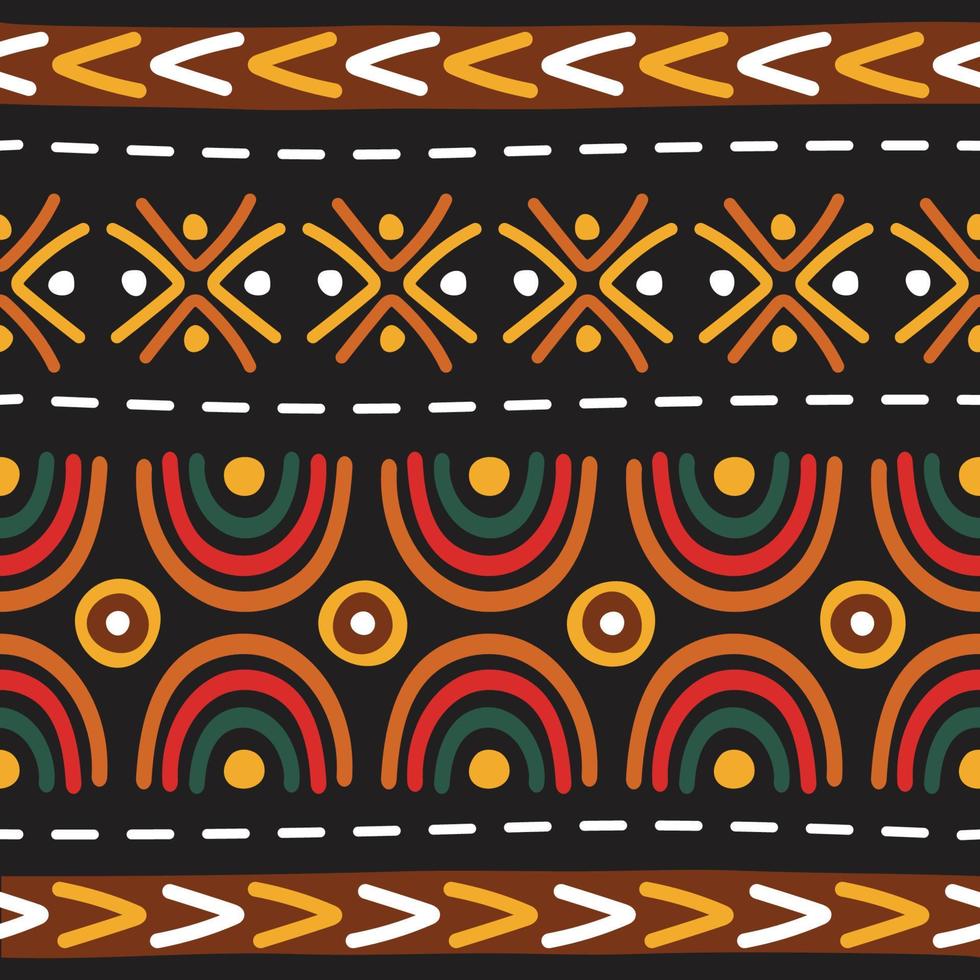 African Seamless Pattern vector