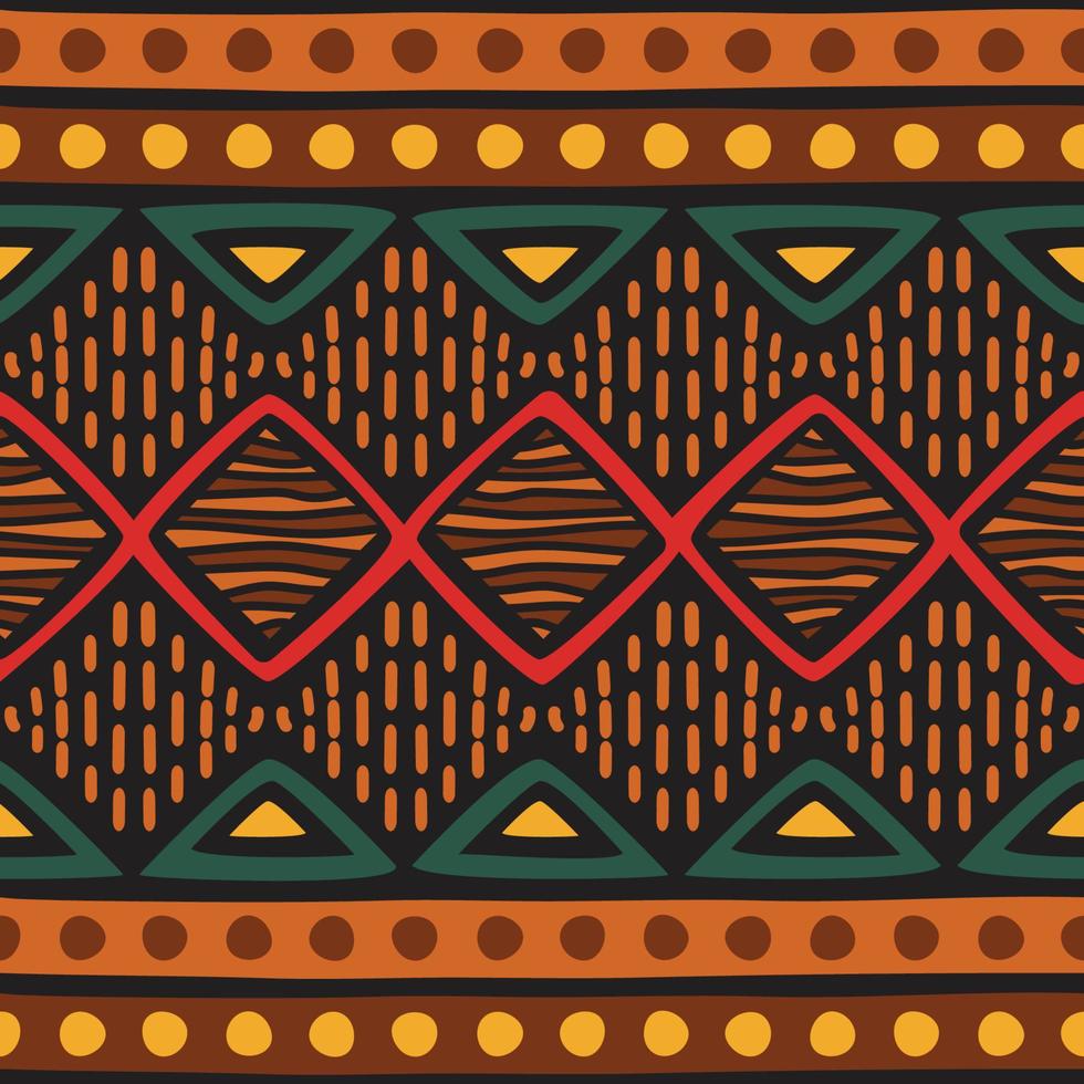 African Seamless Pattern vector
