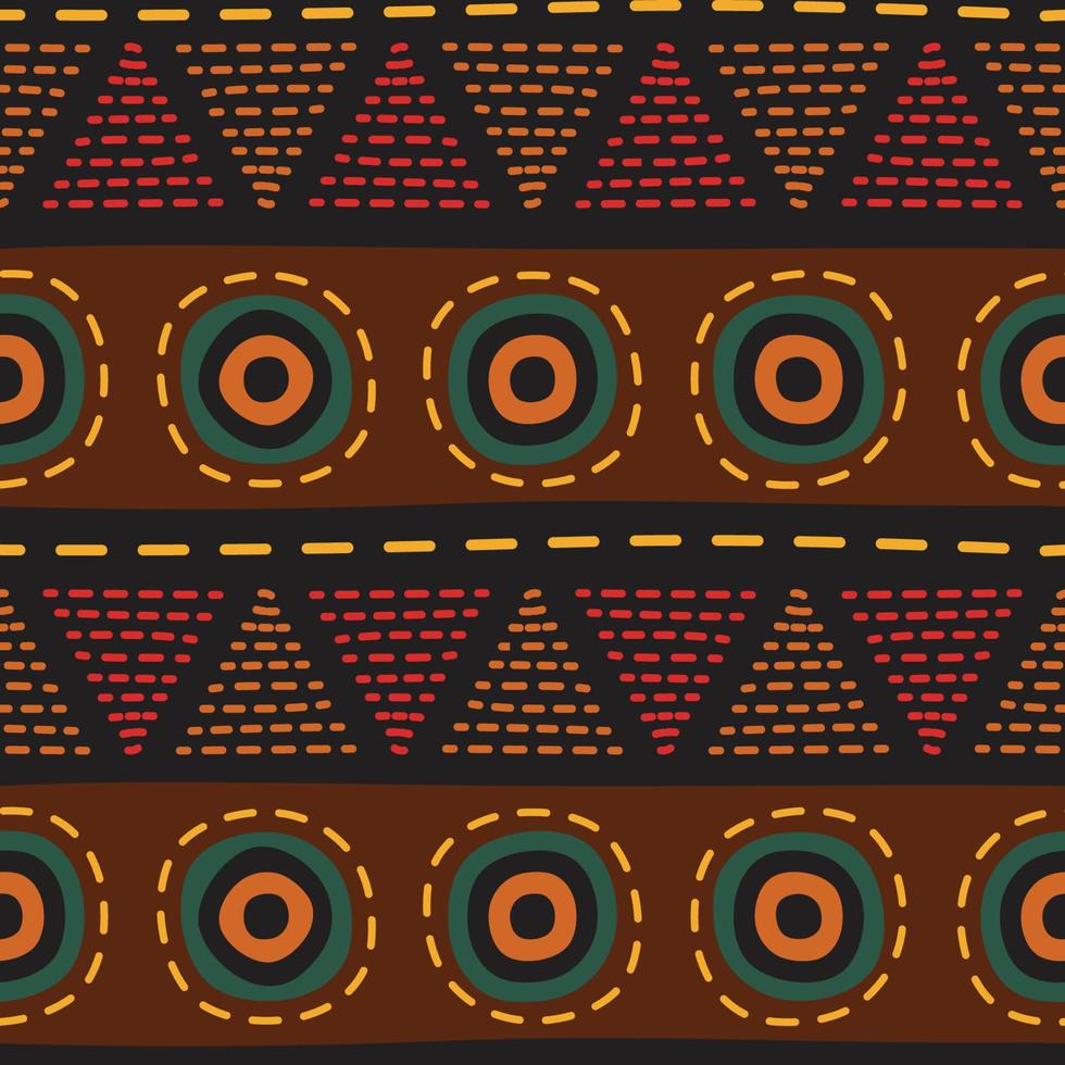 African Seamless Pattern vector