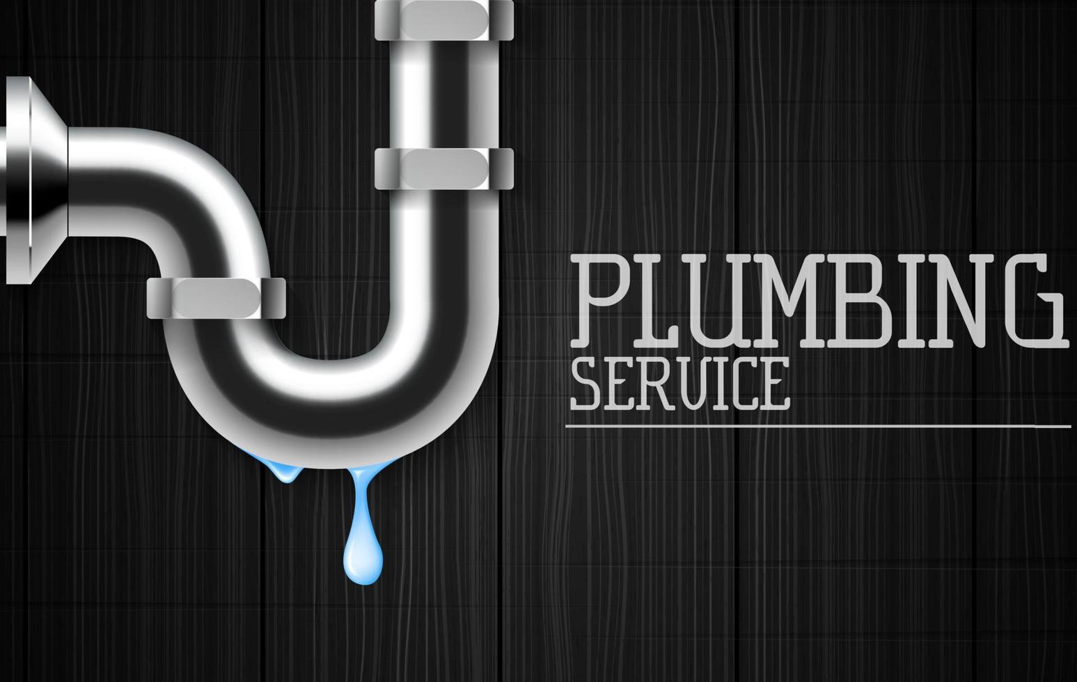 Plumbing service vector