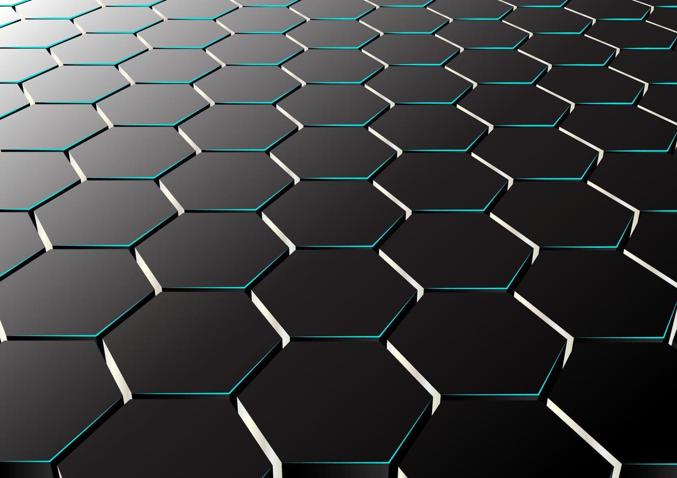 Abstract hexagonal background vector