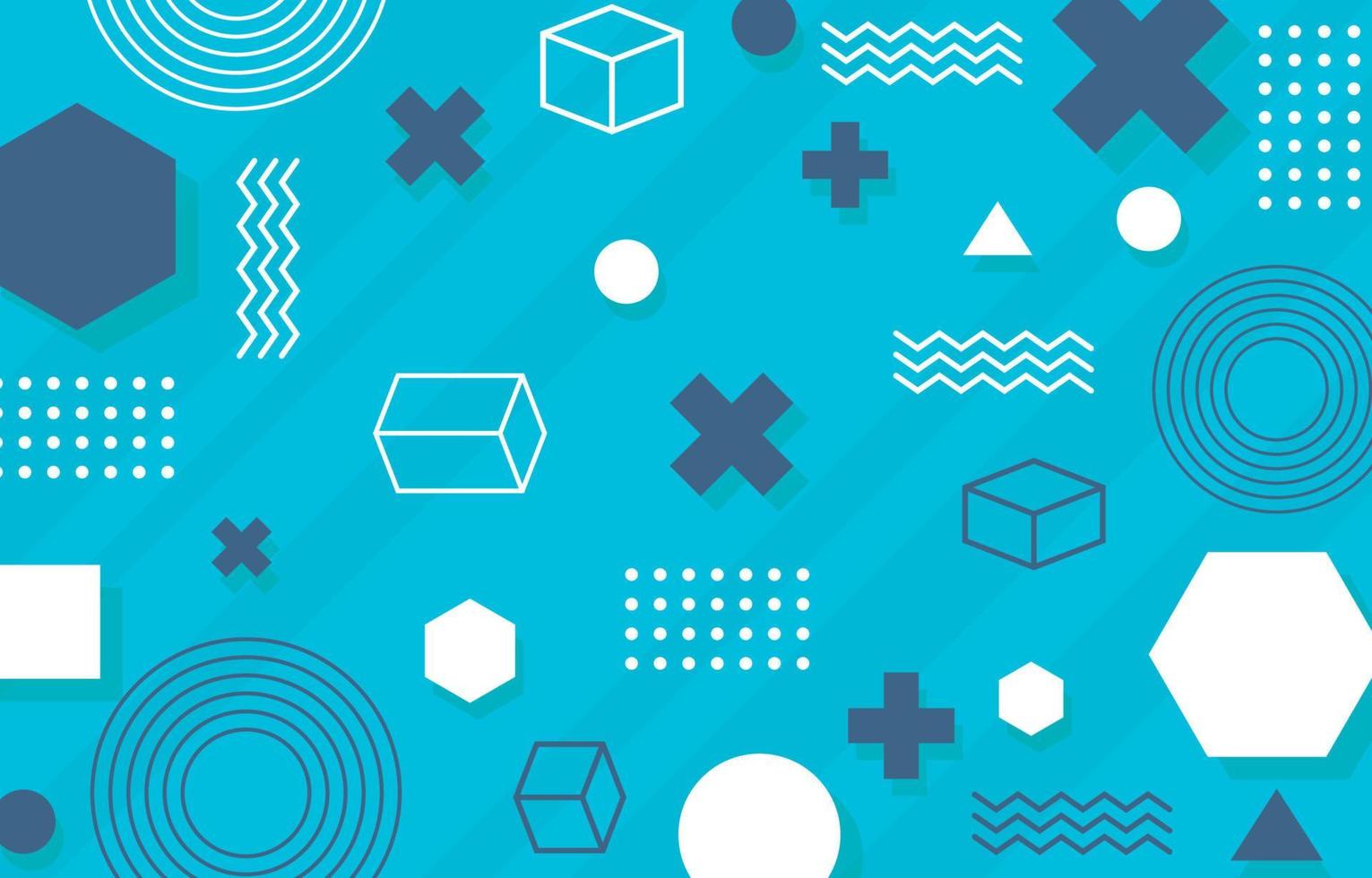 Flat Abstract Geometric Background vector