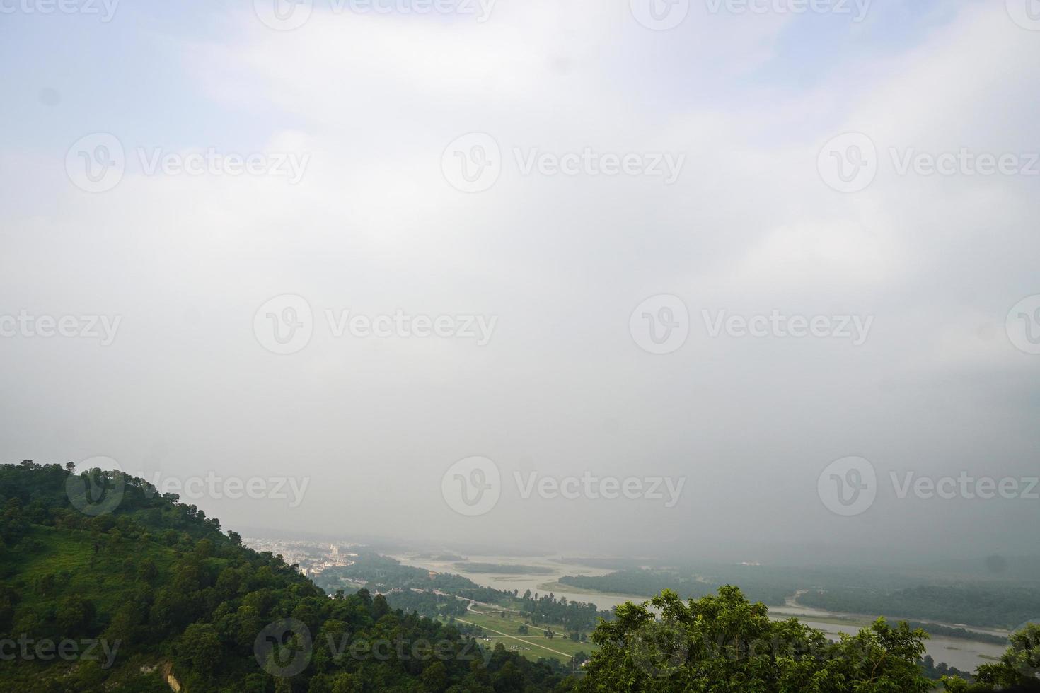 Haridwar Uttrakhand view from mountain image photo