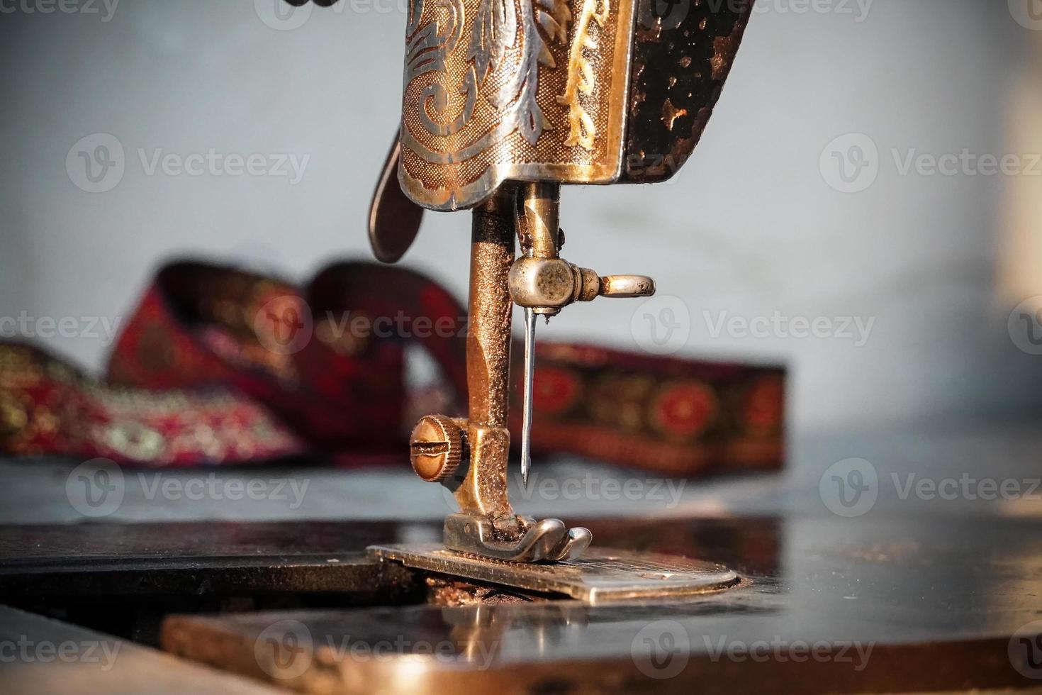 sewing machine close up image photo