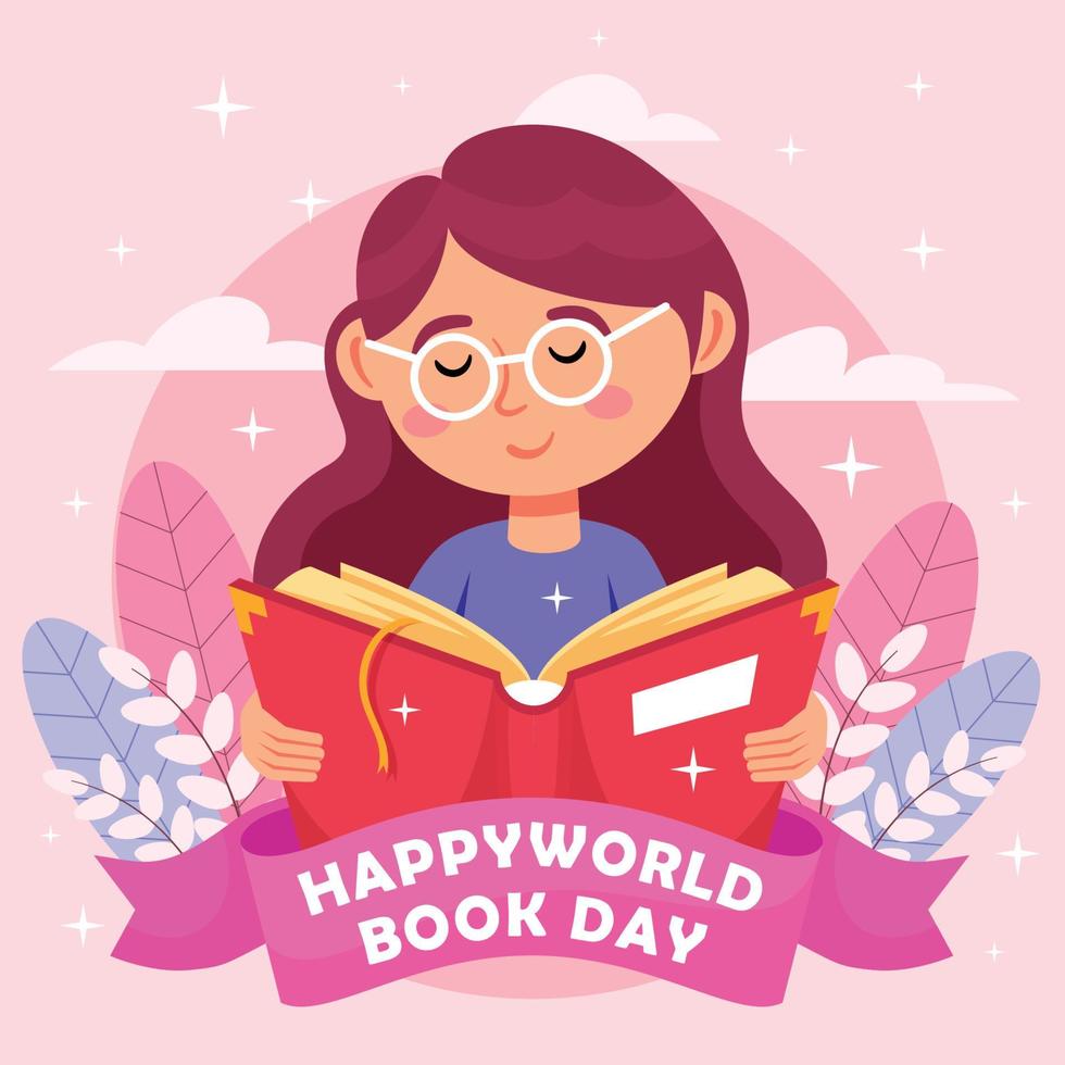 World Book Day Concept vector