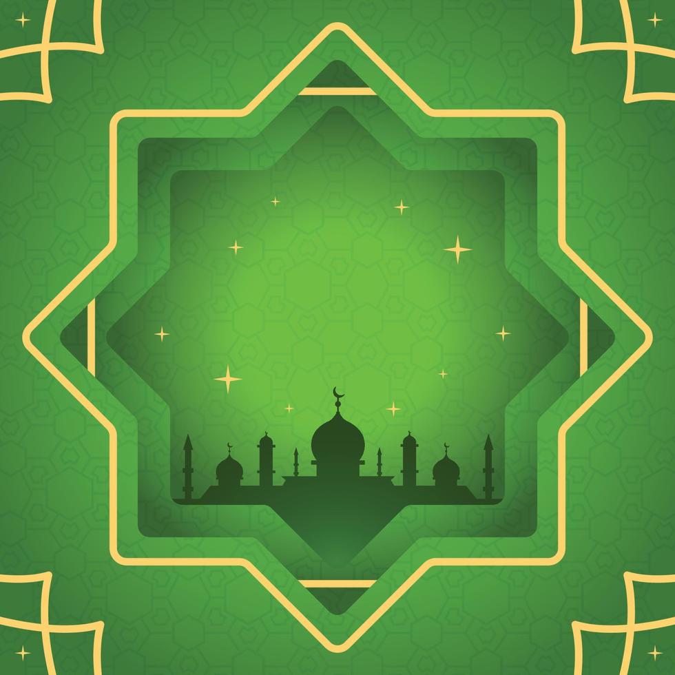 Eid Al-Fitr Mubarak Background vector