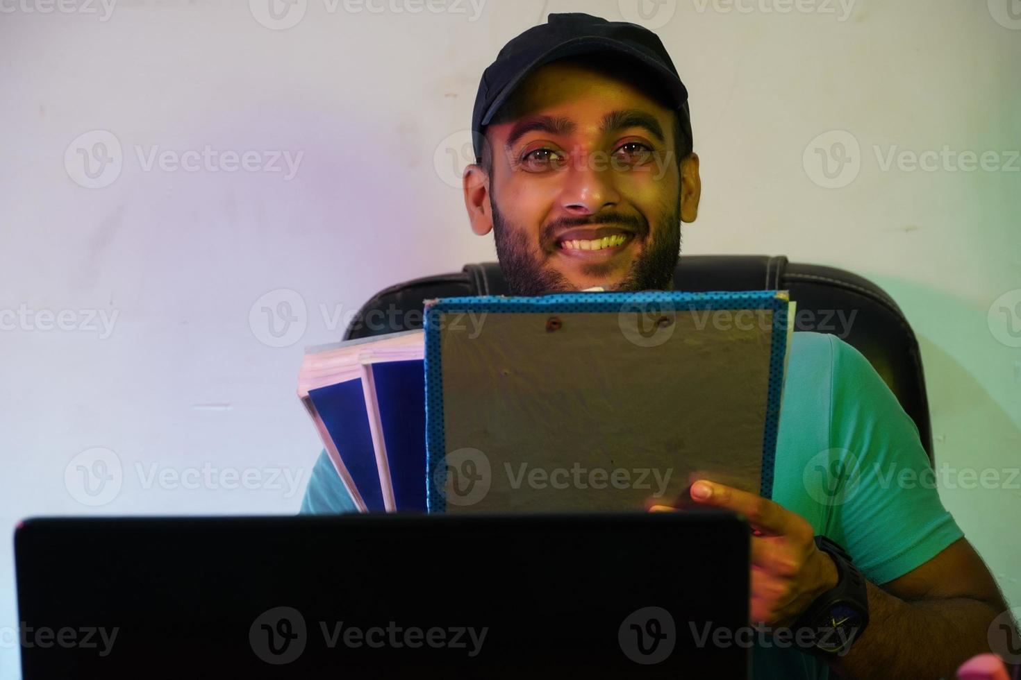 Young Indian male University Student stock photo stock photo