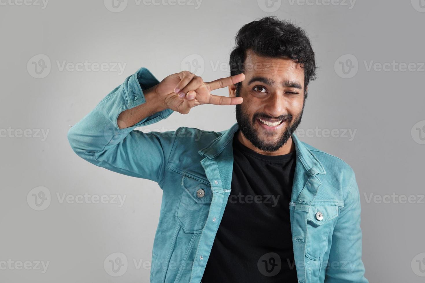 a man showing his beautiful eye photo