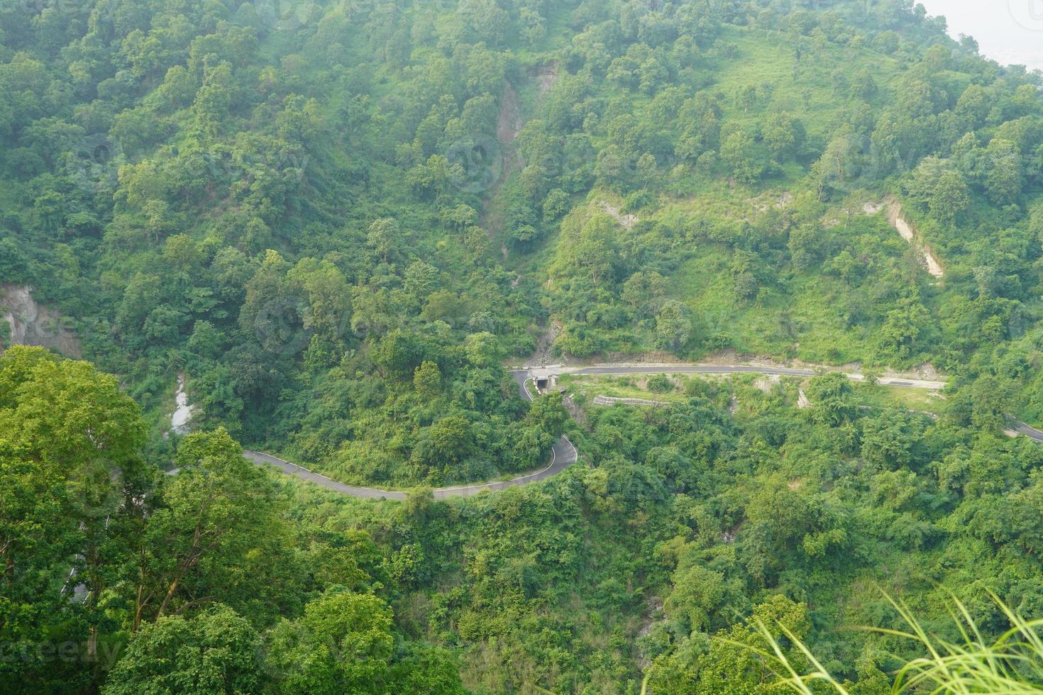 road view from mountain image photo