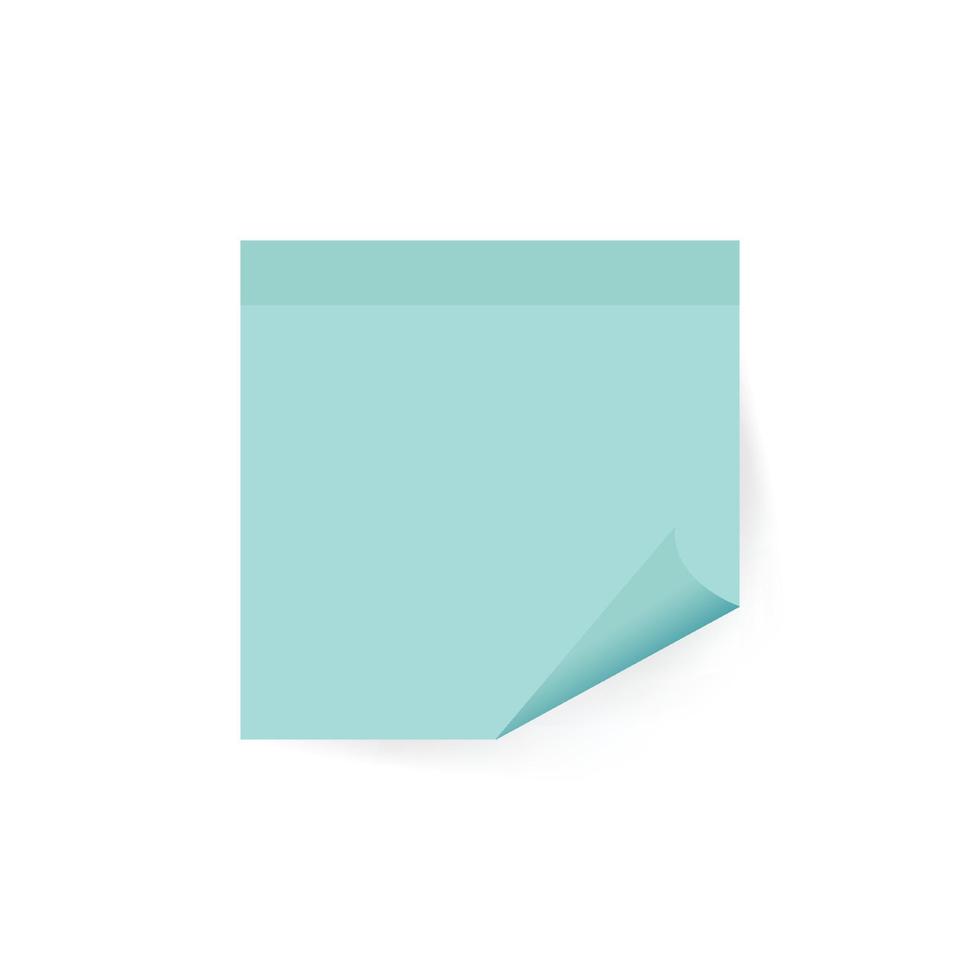 blank note paper illustration vector