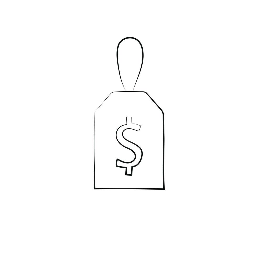 Label Pricing Icon the Price of the Product vector