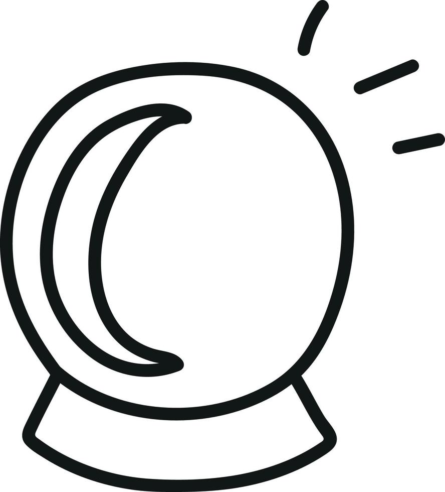 Magic Ball in Doodle Style vector