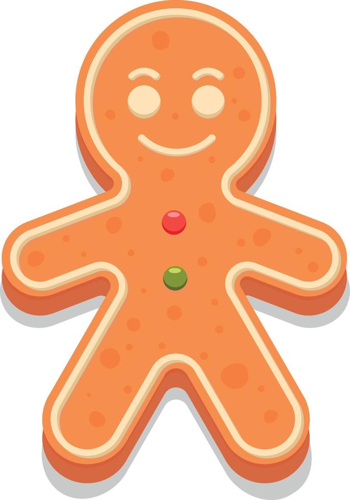 pan de jengibre para navidad galletas de jengibre navidad productos horneados navideños vector