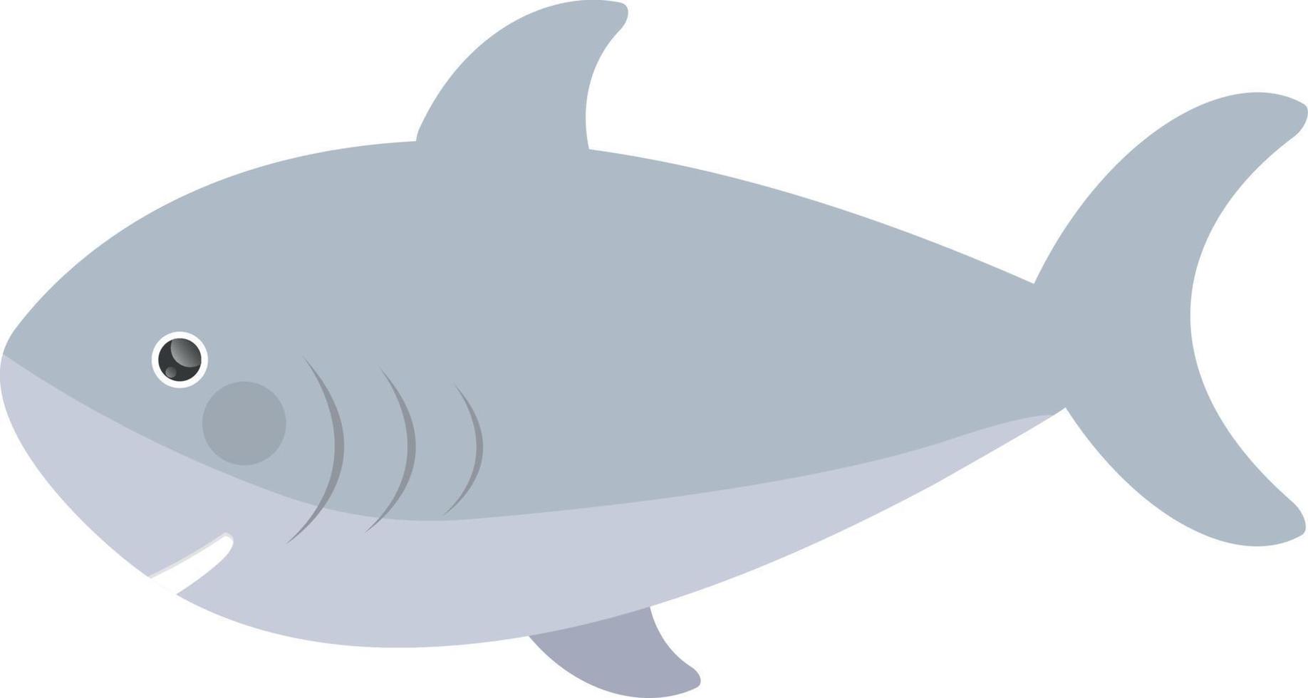 linda ilustración de personaje de tiburón para libros infantiles revistas carteles pegatinas pancartas vector