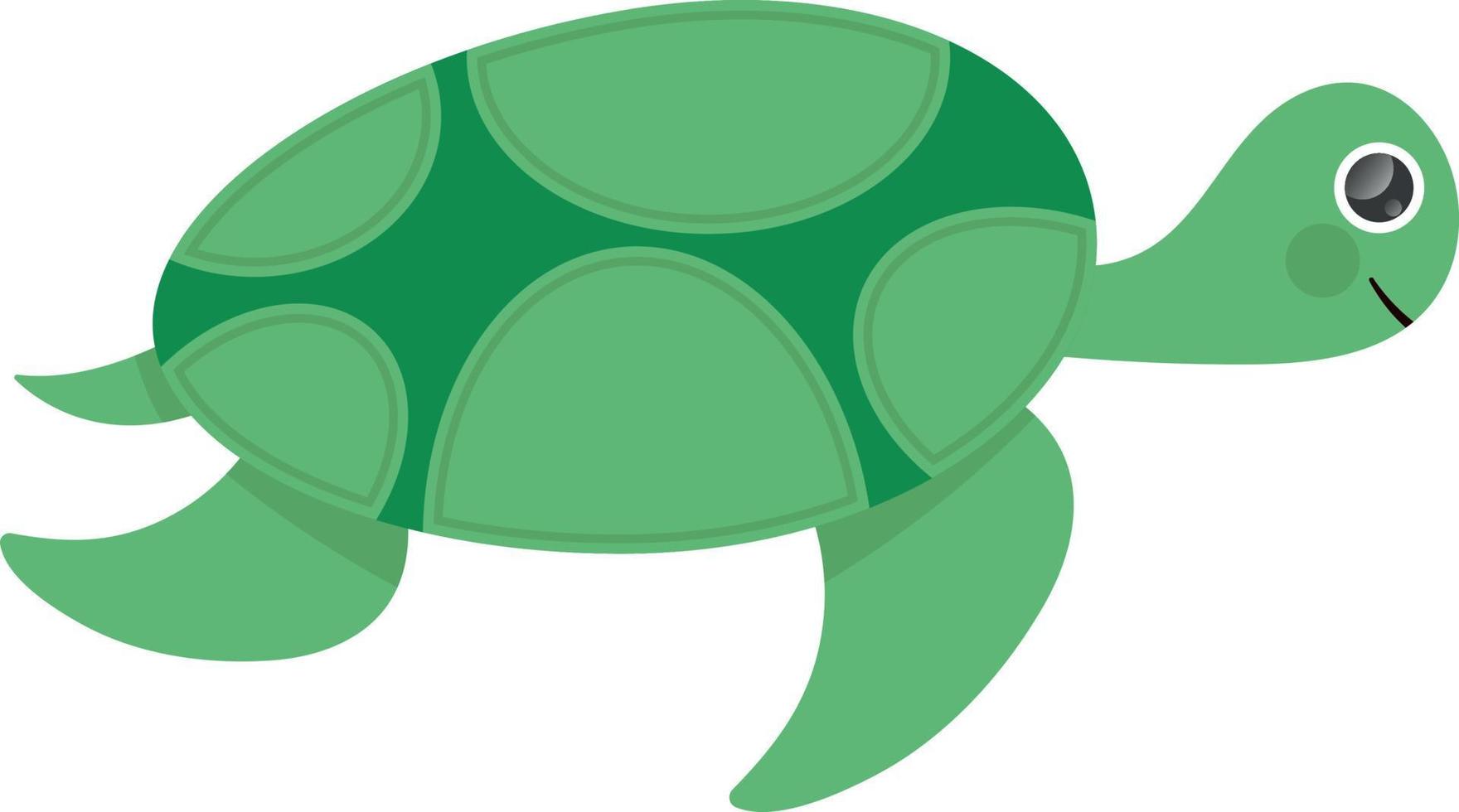 Cute Cartoon Turtle Character Cartoon Illustration for Kids Magazine vector