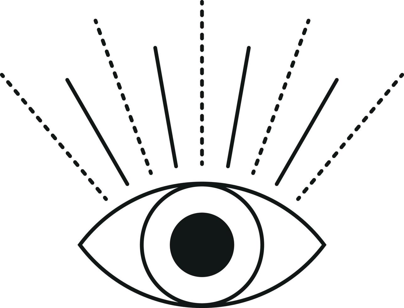 Mystical Element for Esoteric Design vector