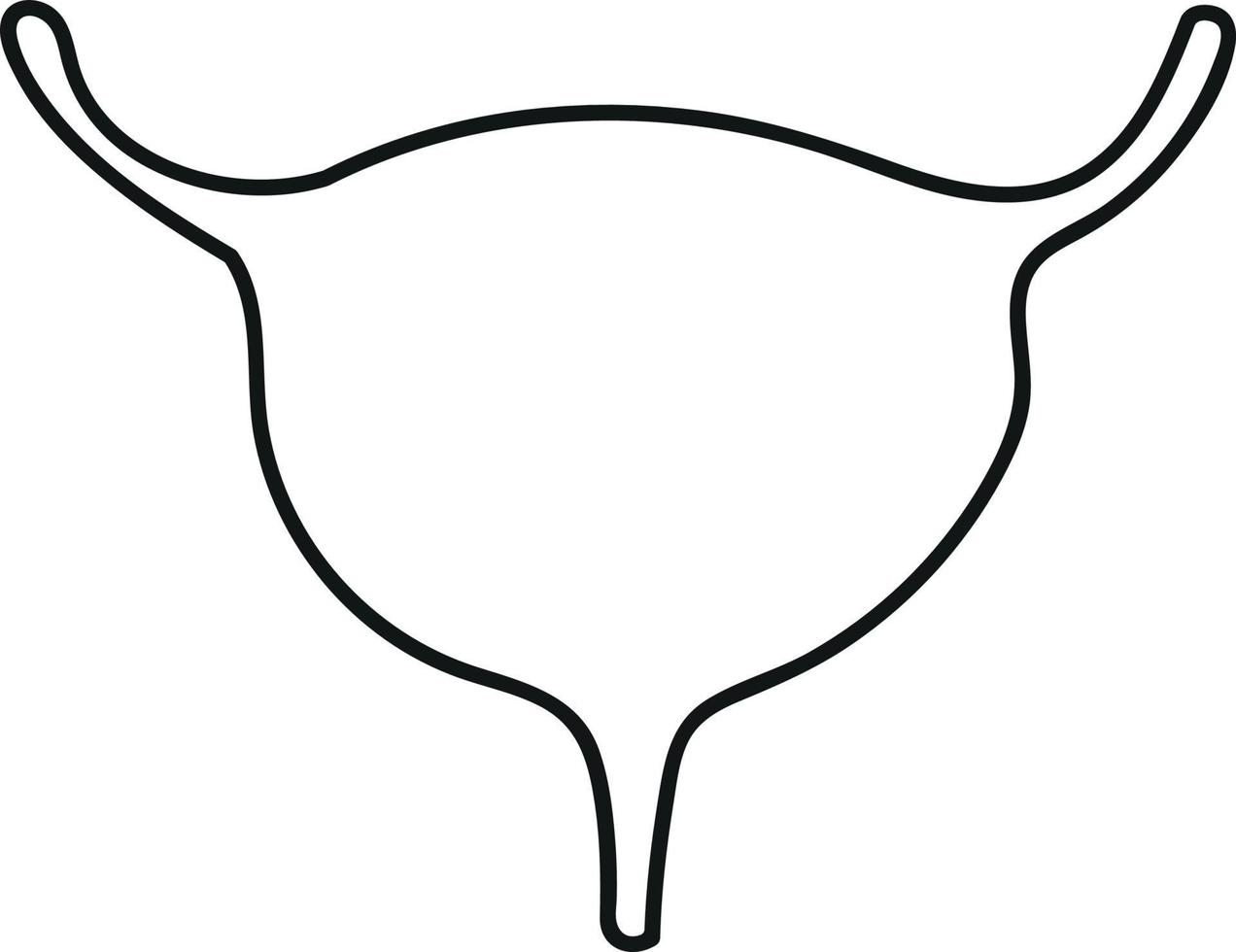 Bladder in Doodle Style Organ of Human vector