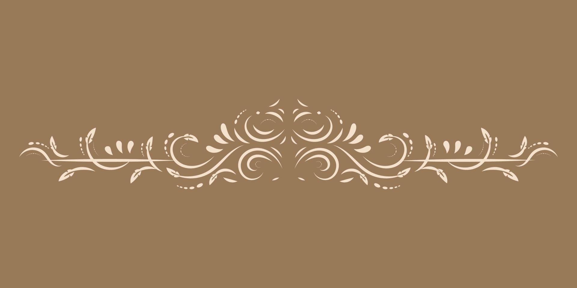 Decorative Element in Victorian Style vector