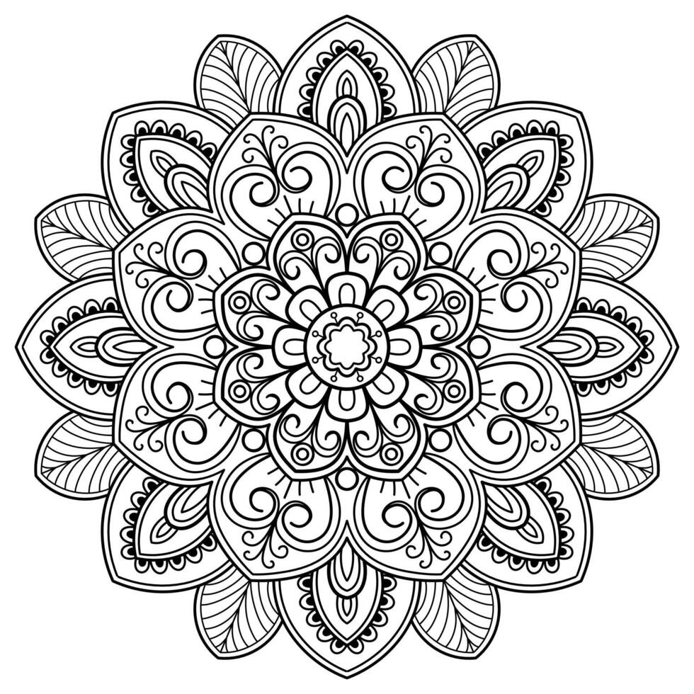 patrón de mandala abstracto vectorial vector