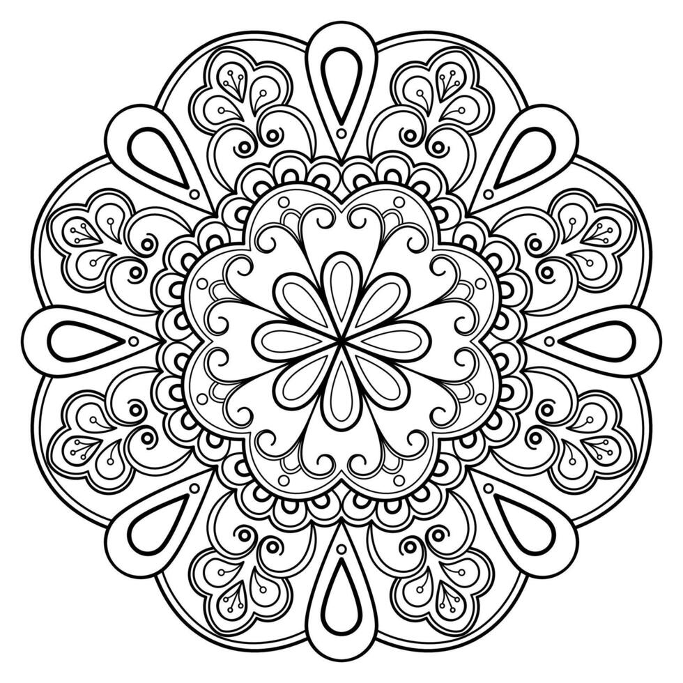 Vector abstract mandala pattern