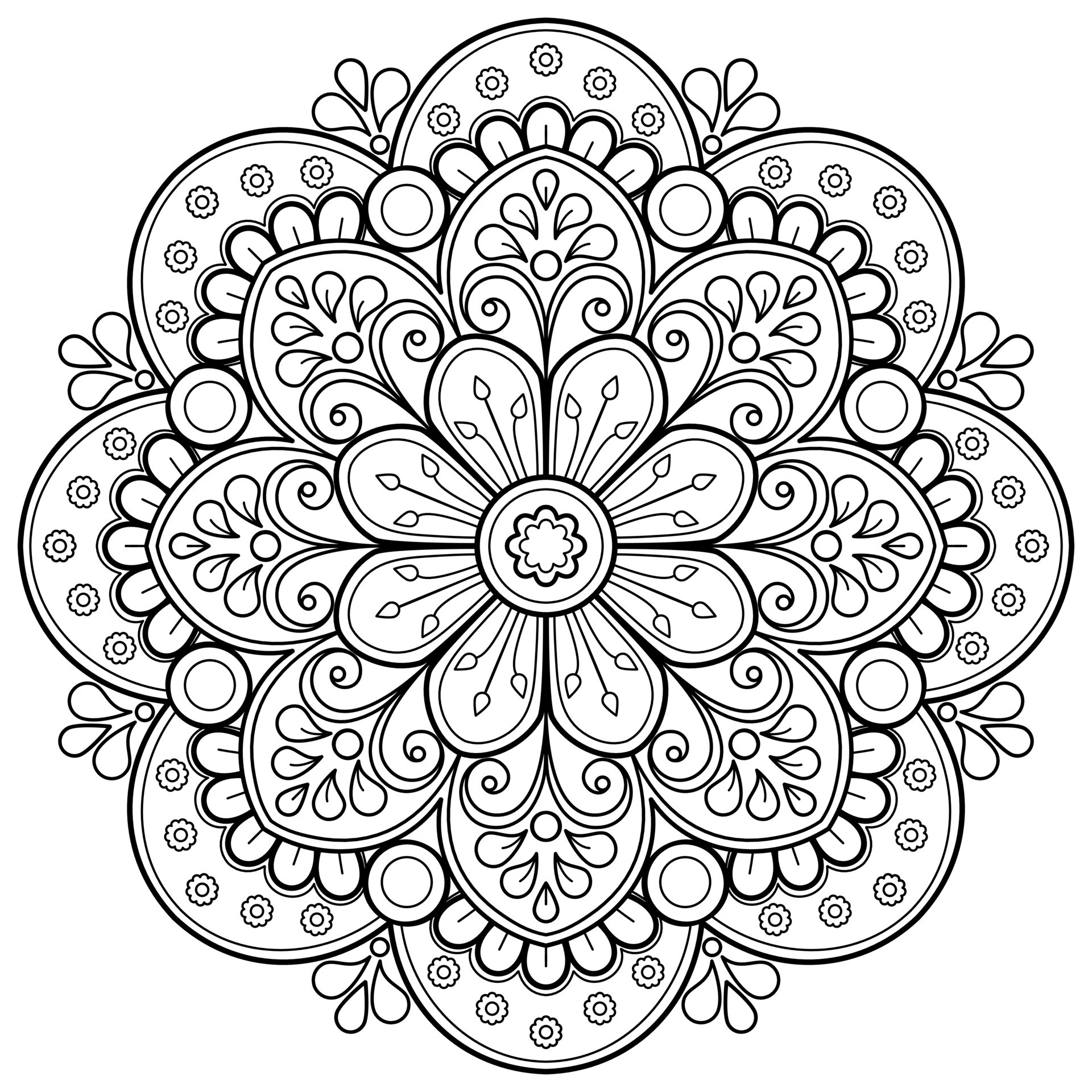 Vector abstract mandala pattern 6921325 Vector Art at Vecteezy