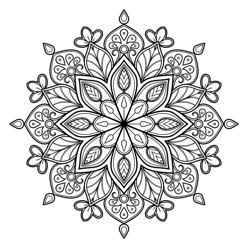 Vector abstract mandala pattern