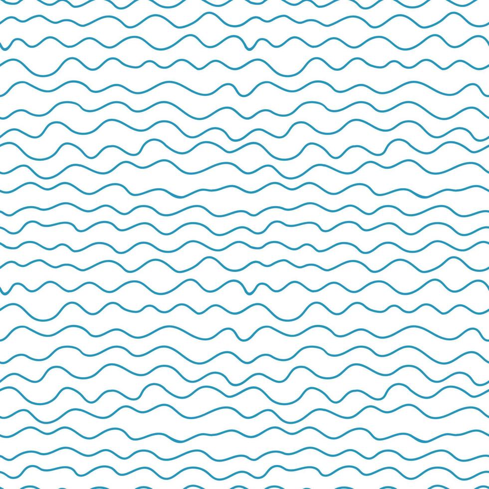 Wave pattern seamless abstract background. Stripes wave pattern for summer vector design. marine pattern. Geometric simple background.  for wallpaper, wrapping paper, fabric