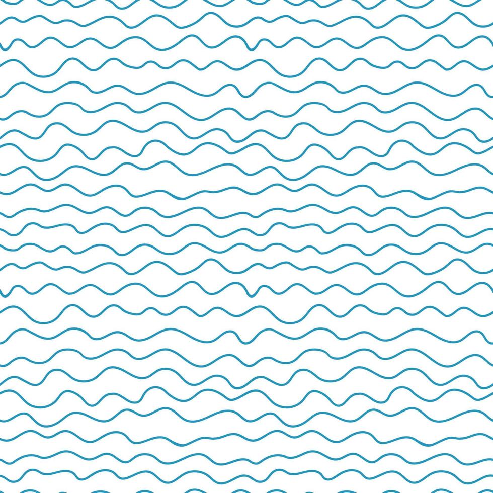 Wave pattern seamless abstract background. Stripes wave pattern for summer vector design. marine pattern. Geometric simple background.  for wallpaper, wrapping paper, fabric