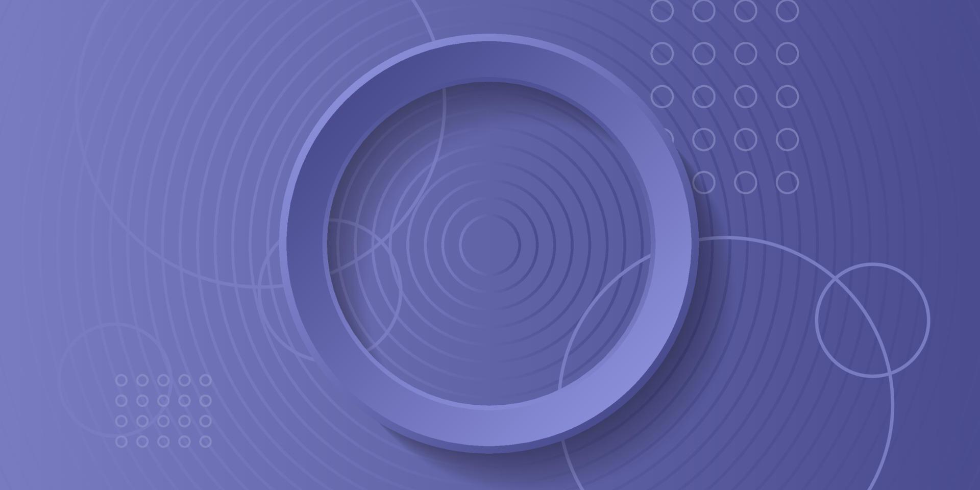 Abstract geometric background with purple very peri gradient circle background vector