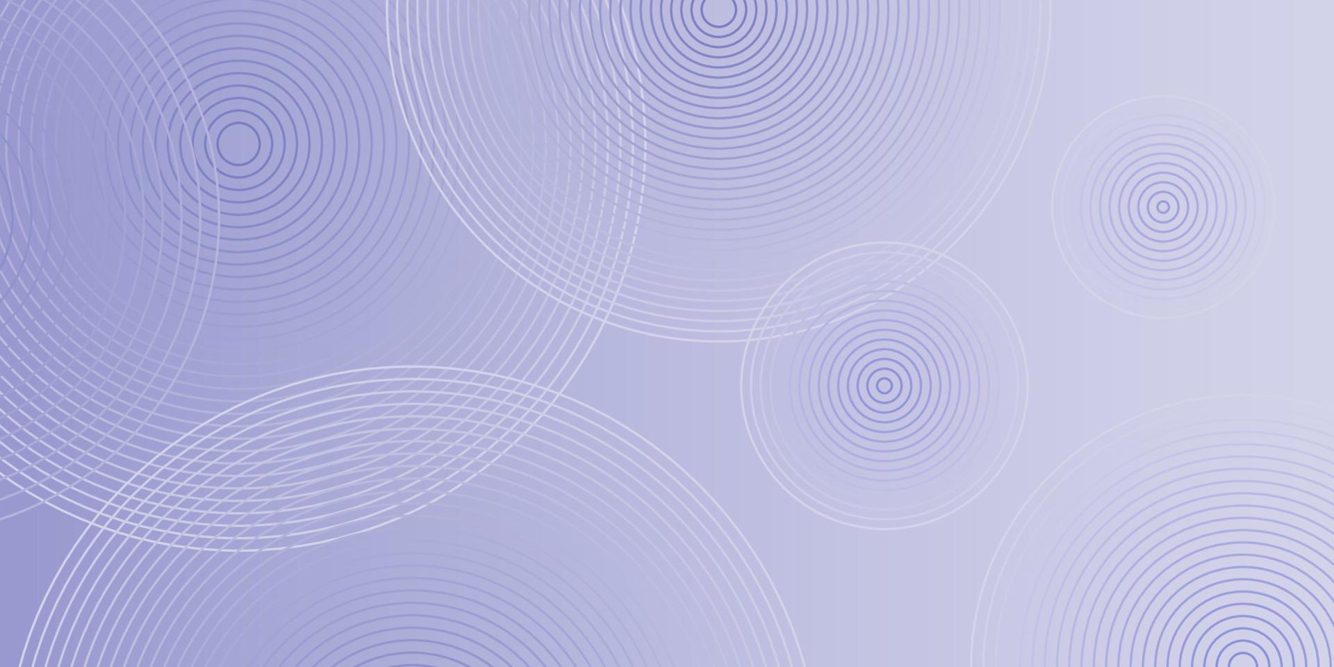 Abstract geometric background with purple gradient circle background vector