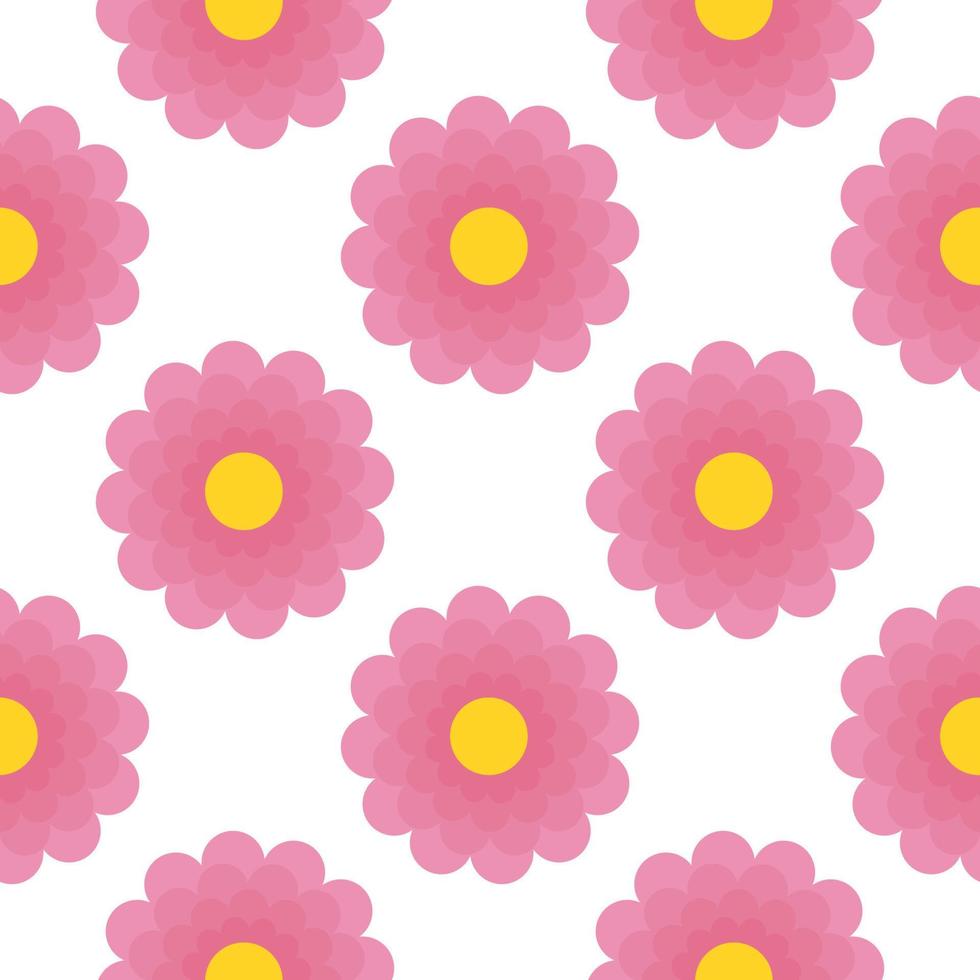 Simple floral seamless pattern vector