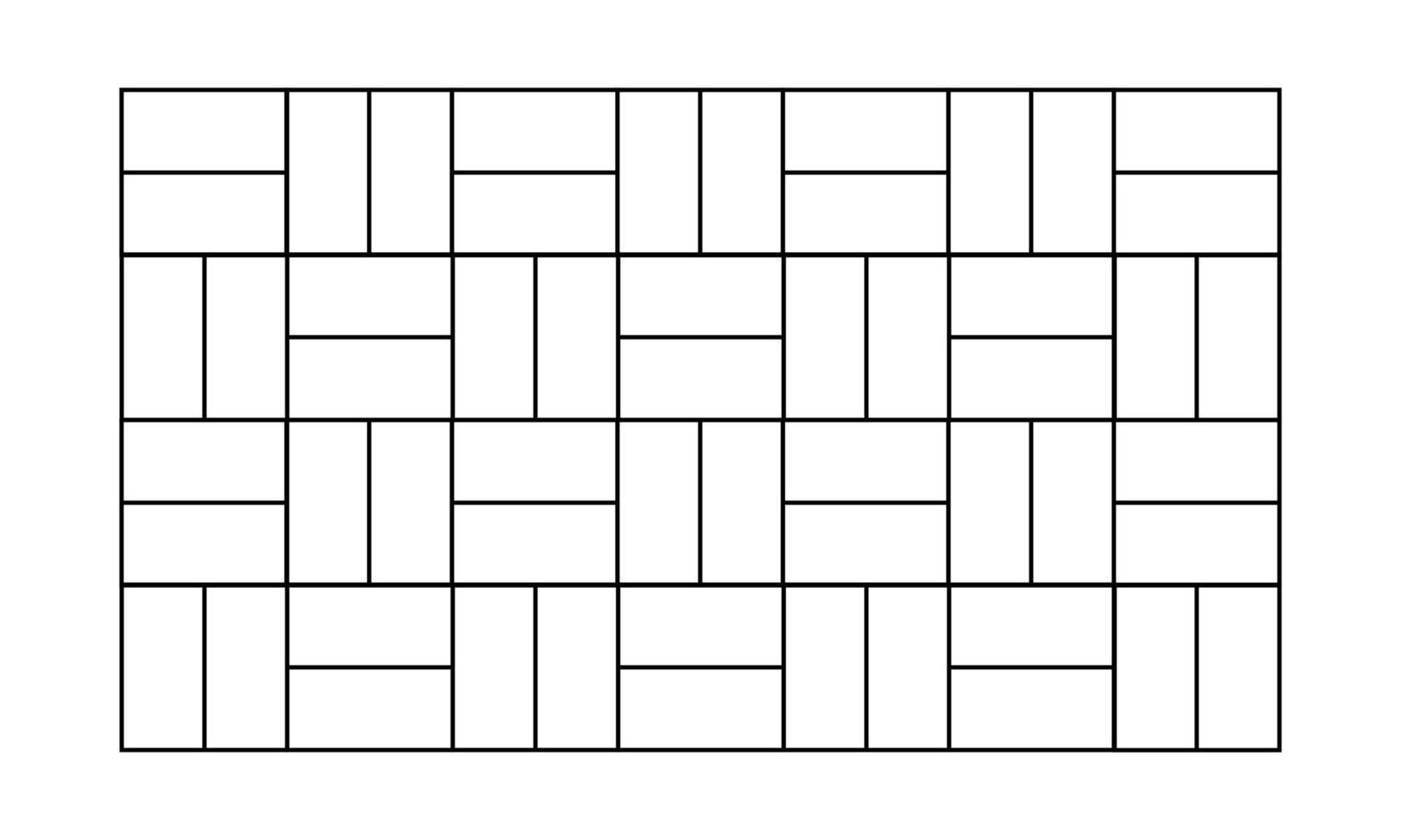 patrón geométrico abstracto. adorno blanco y negro para el piso. patrón gráfico moderno. diseño gráfico de celosía simple vector