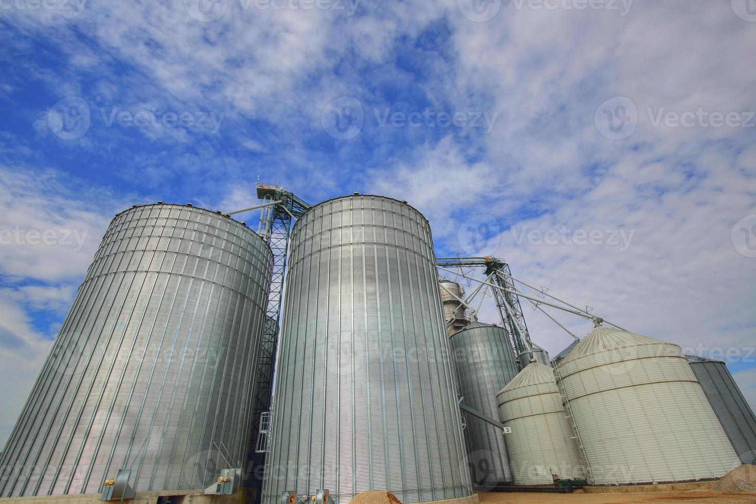 Agricultural Silos in Ontario, Canada photo