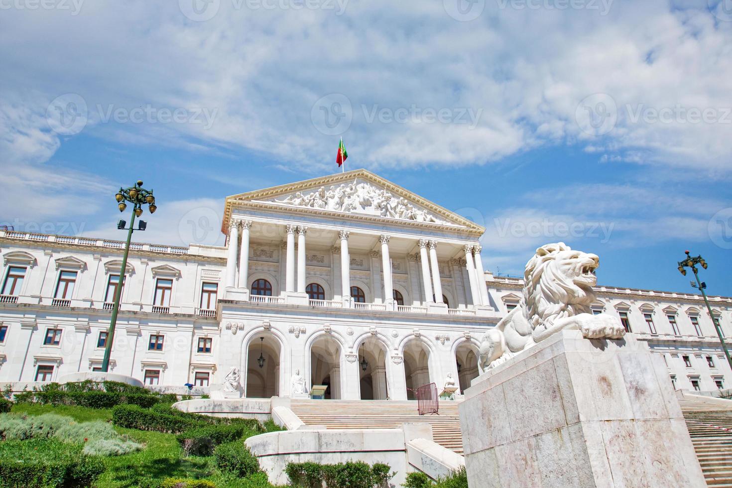 asamblea de la republica, edificio del parlamento, lisboa, portugal foto
