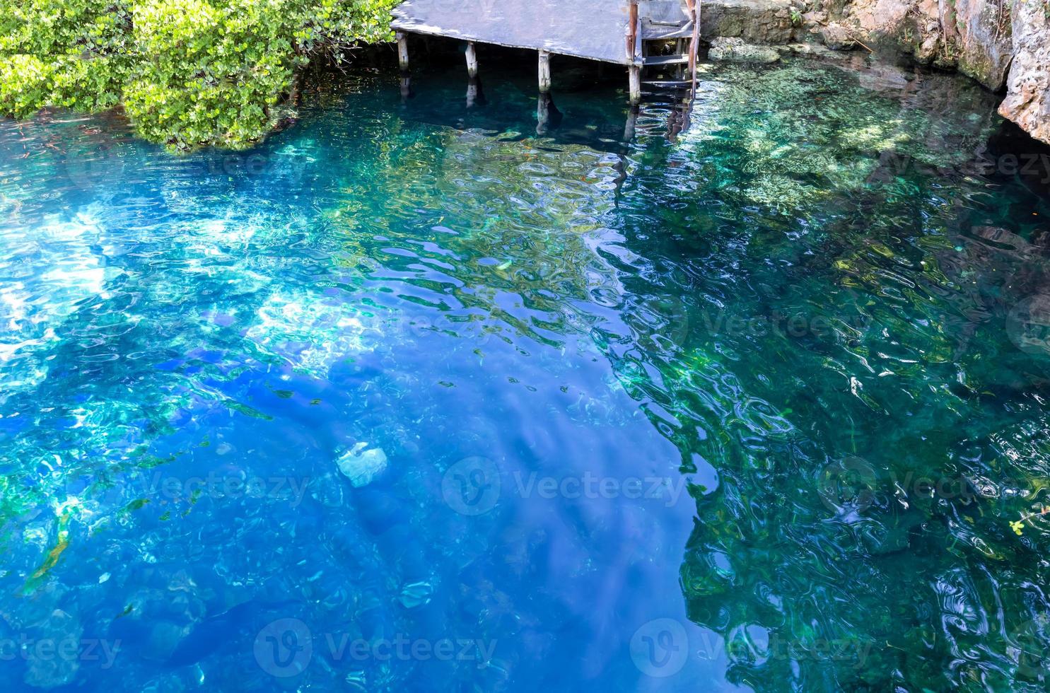 destino turístico de méxico, cuevas y piscinas del cenote casa tortuga cerca de tulum y playa del carmen foto