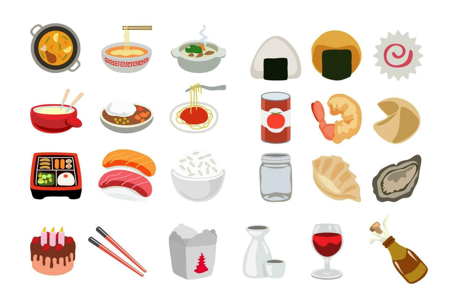 dessert and dessert food and drink vector