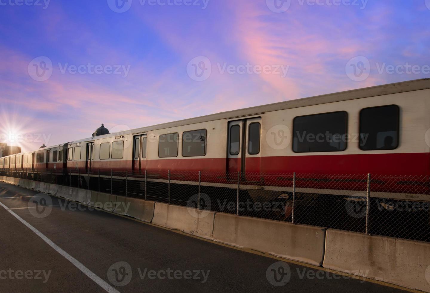 USA, Boston Longfellow bridge subway metro and public transportation hub photo