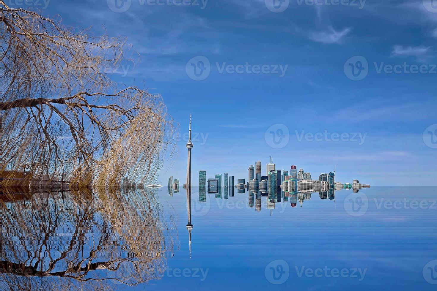 Global warming and climate change resulting in flooding of major cities photo