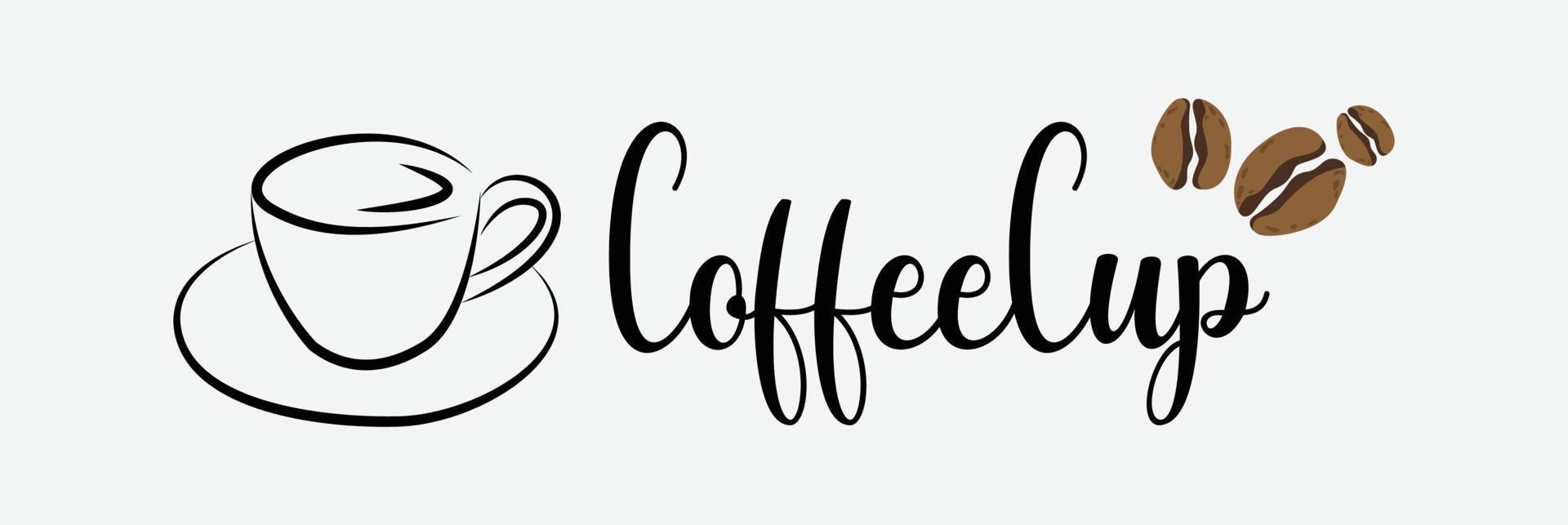 Coffee Cup Logo Design vector