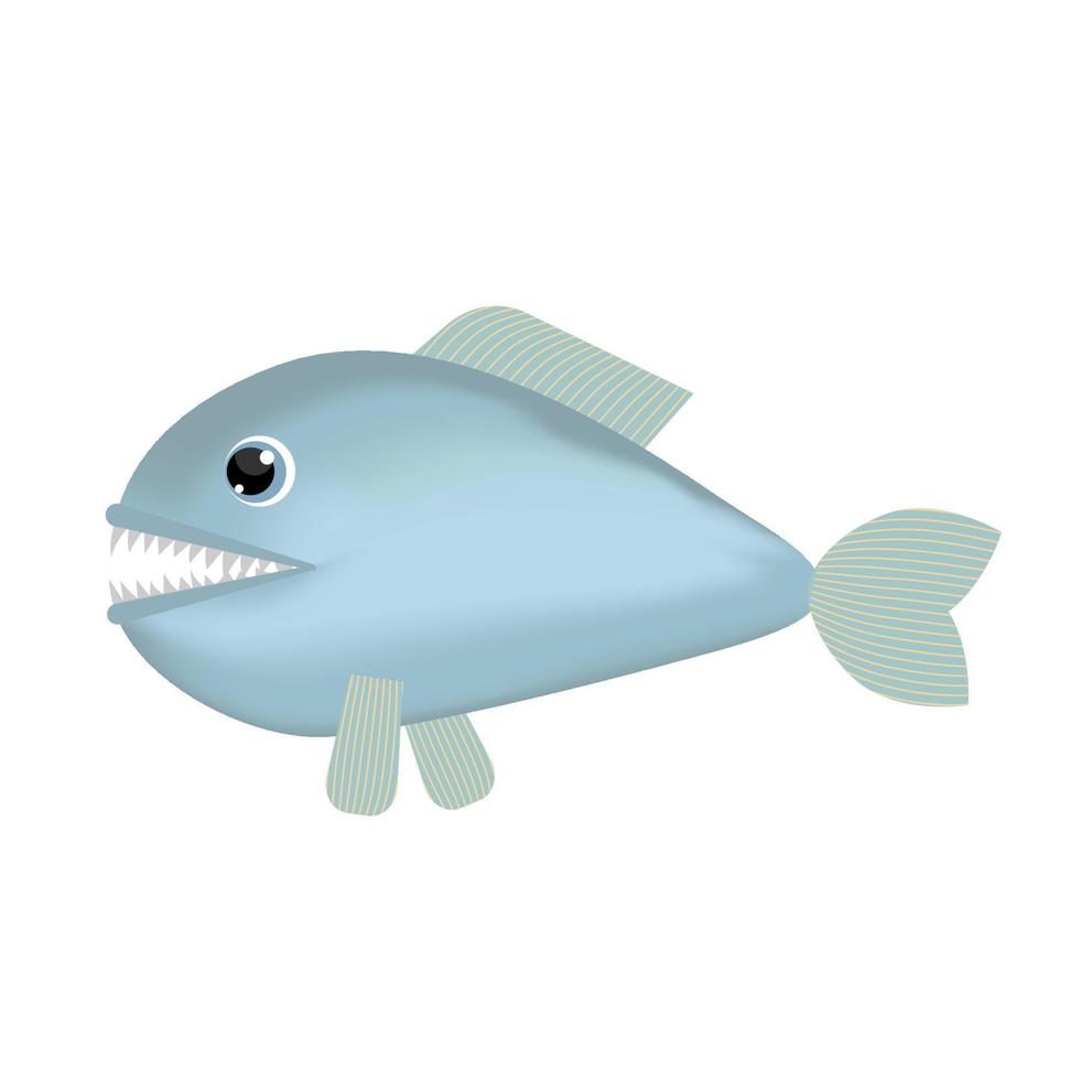 Cartoon fish with sharp teeth isolated on white background 6925877 Vector Art at Vecteezy Cartoon fish with sharp teeth isolated on white background 6925877 Vector Art at Vecteezy