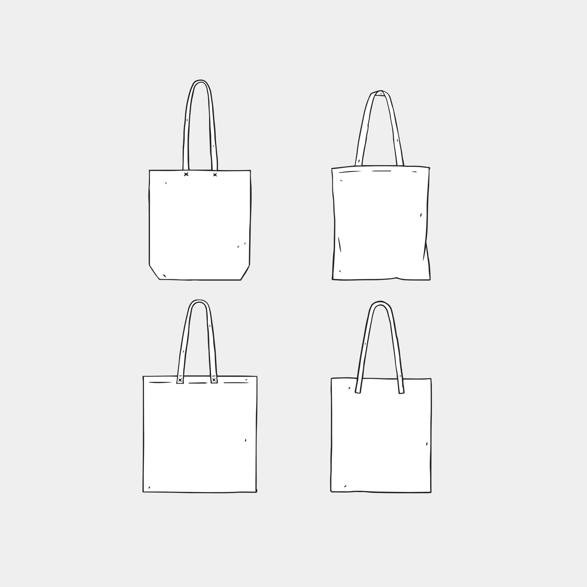 100% White cotton tote bag - DT Craft and Design