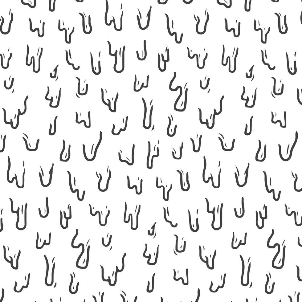 Hand drawn vector illustration of water drop pattern.Abstract doodle wallpaper.