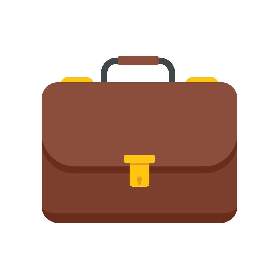 vector briefcase isolated on white background