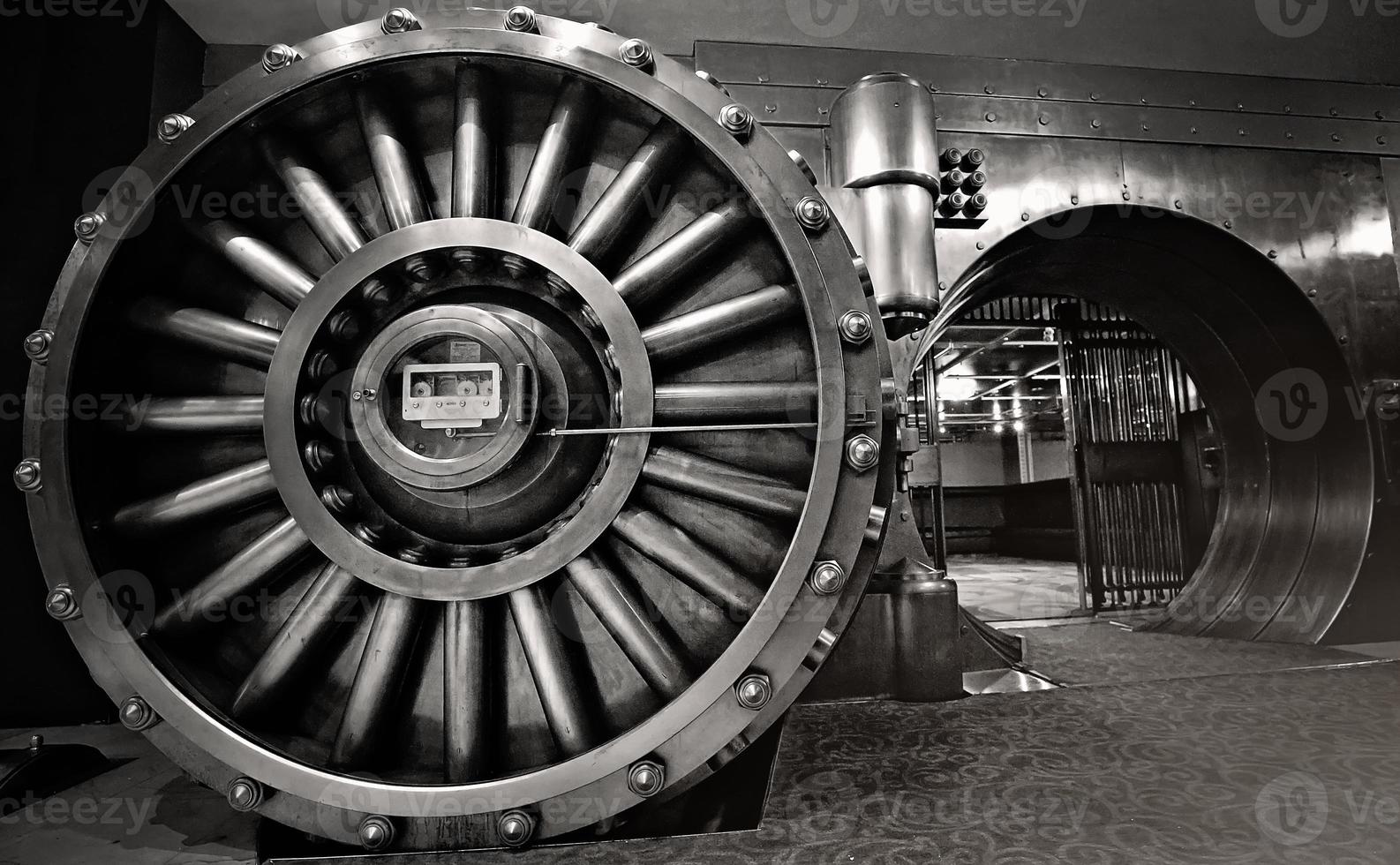 Unbreakable powerful ban vault in a secure location photo