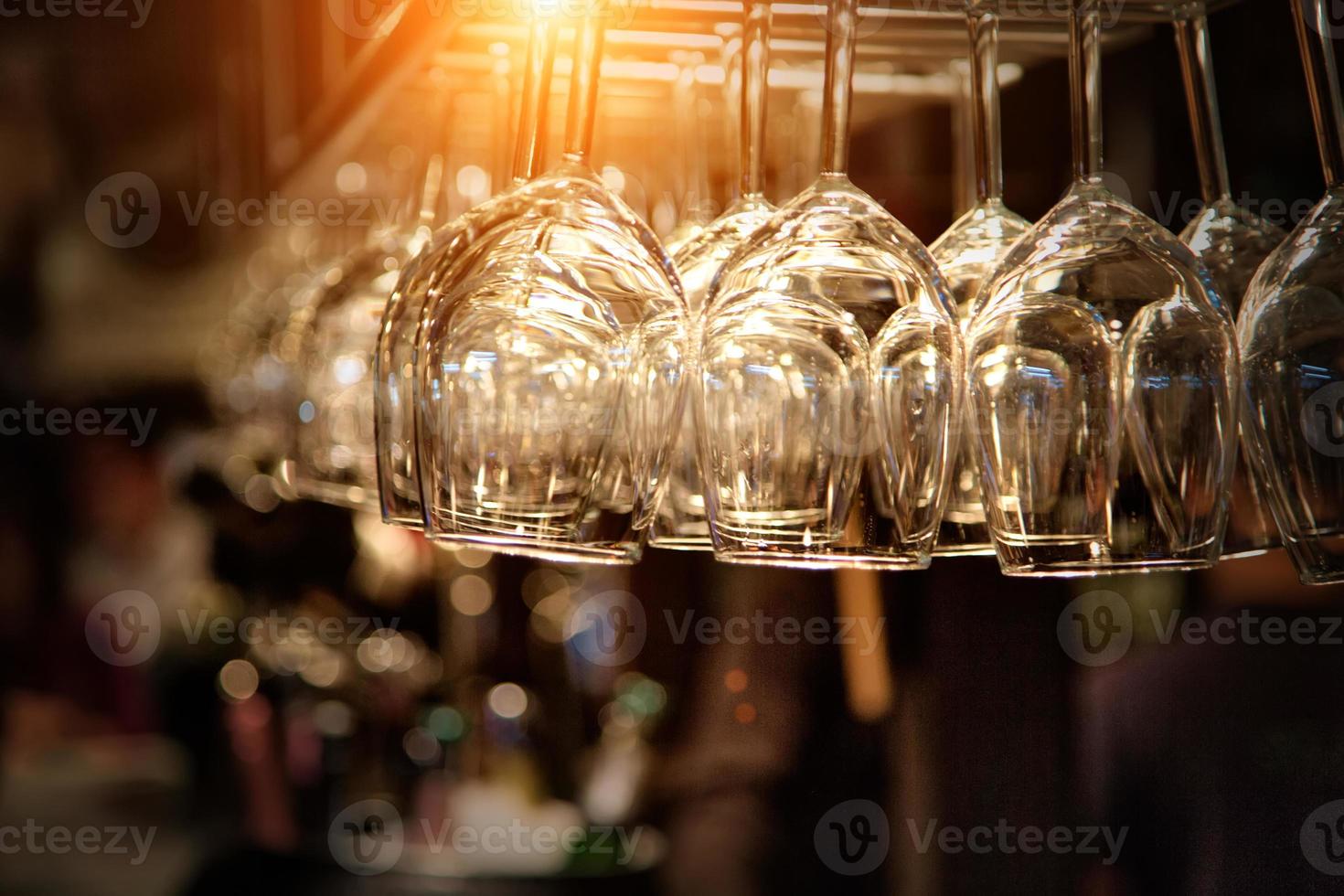 Wine and drinks bad at  Mercado de San Miguel in Madrid historic center photo