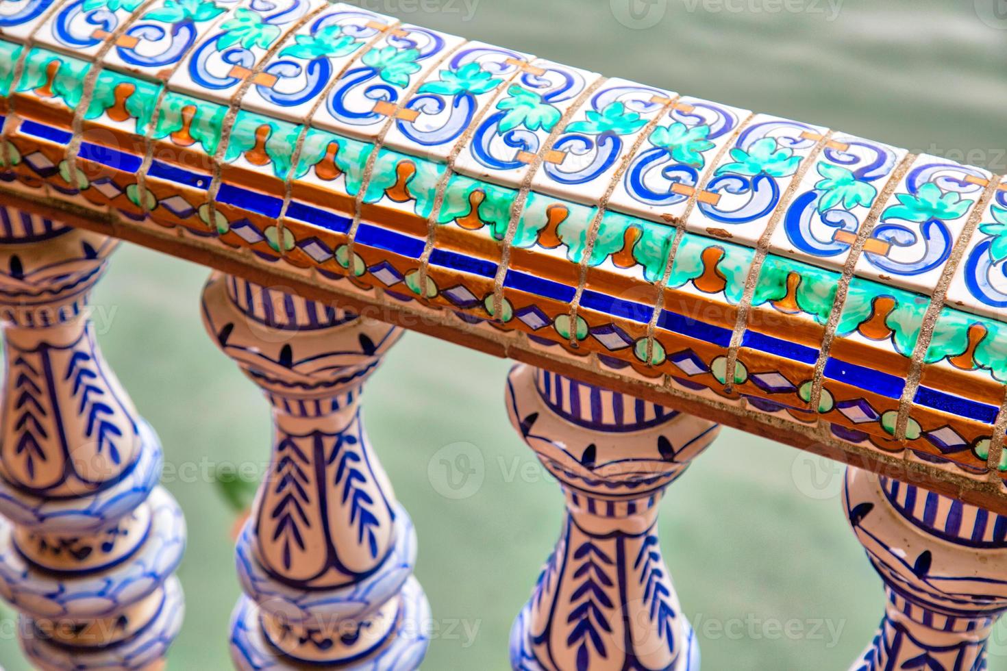 Plaza De Espana, Seville, Architectural Details and Ornaments photo