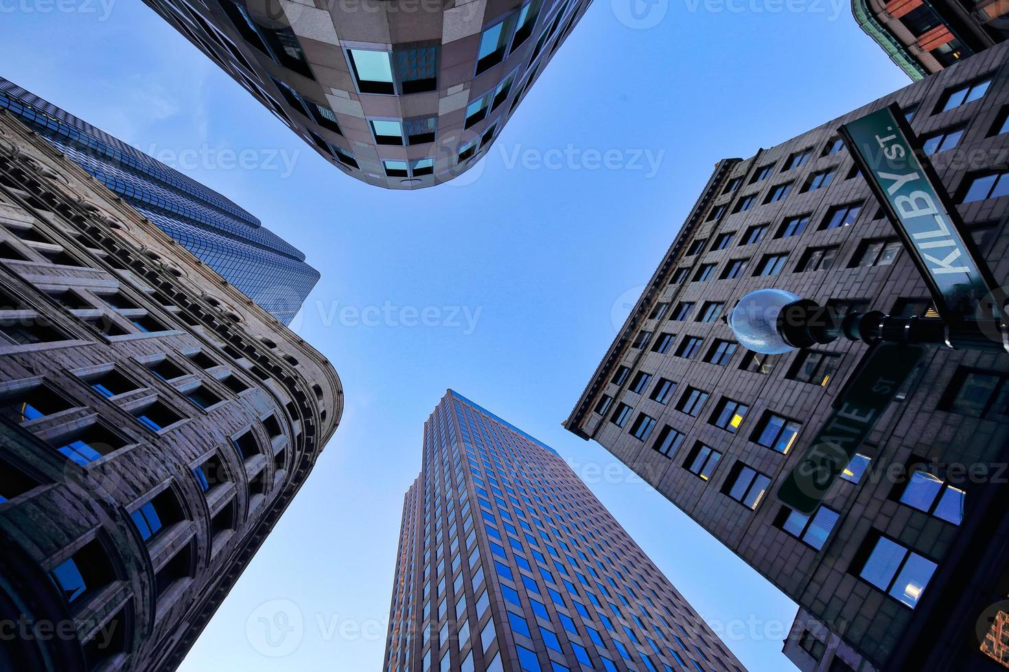 Boston downtown skyline photo