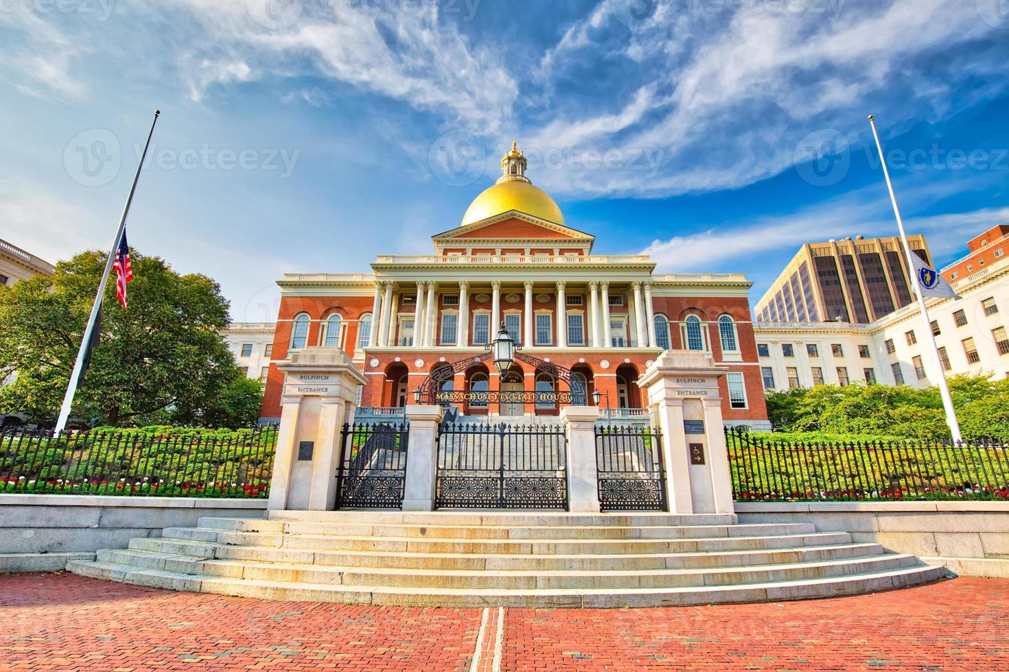 casa del estado de massachusetts en boston foto