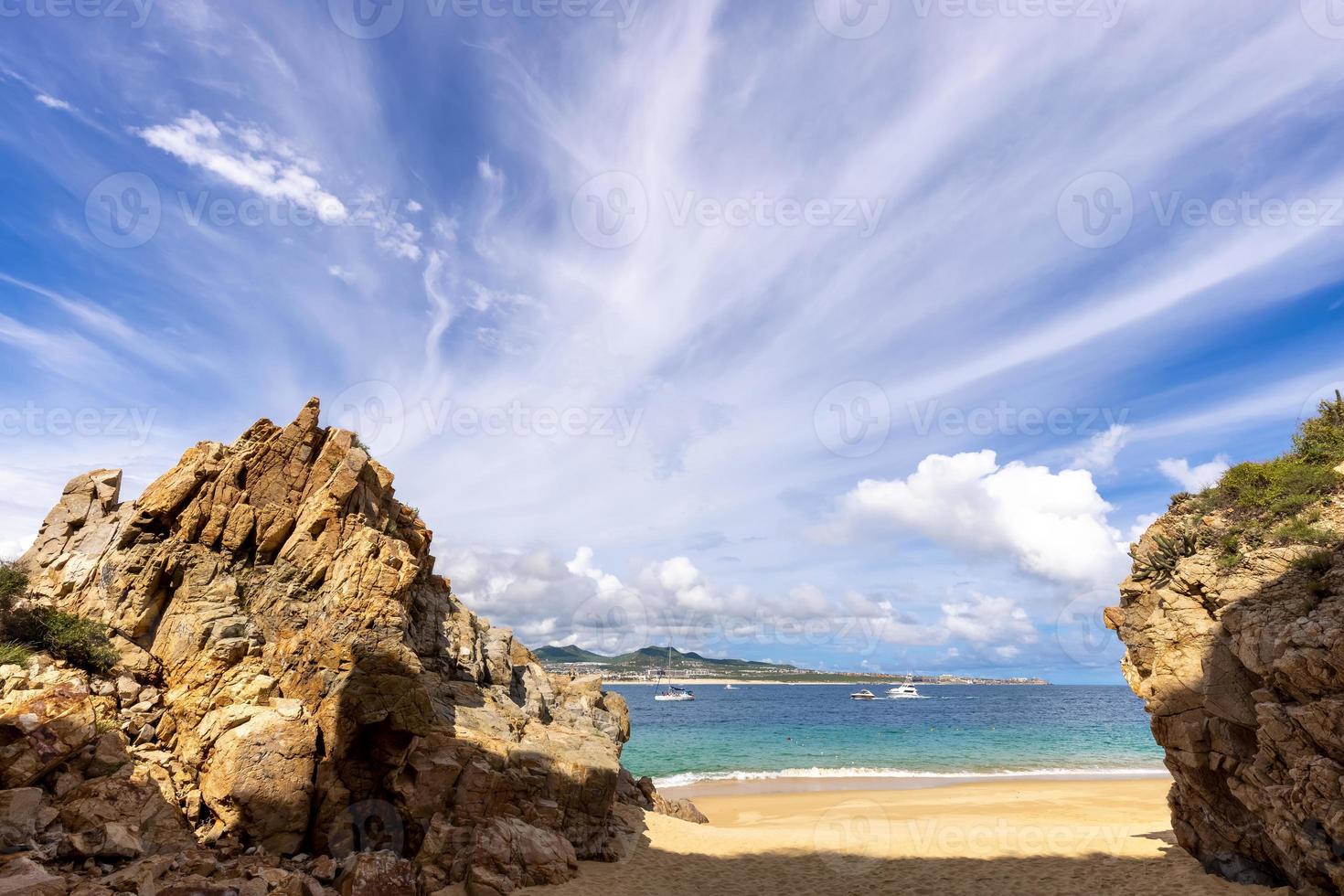Mexico, scenic serene beaches and playas of Cabo San Lucas, Los Cabos, in tourism Hotel Zone photo